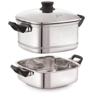 Multi Purpose Small Square Steamer with Triply Base