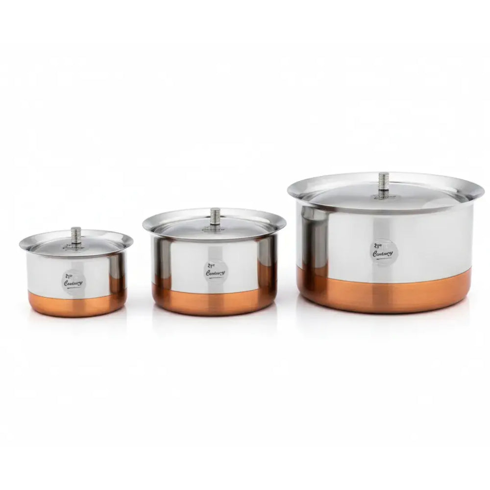 Normal Pot Stainless Steel Handi & Cooking Pots - JVL Classicware
