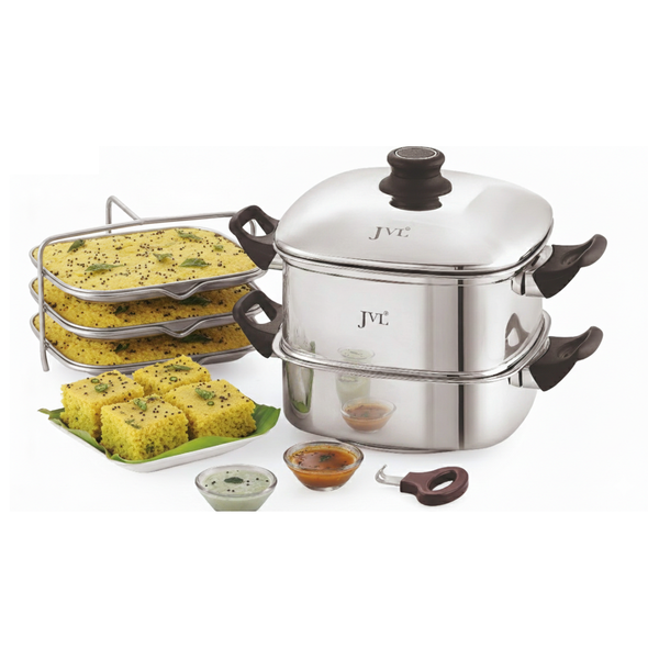 Multi Purpose Big Square Steamer with Triply Base