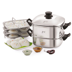 Multi Purpose Small Square Steamer with Triply Base