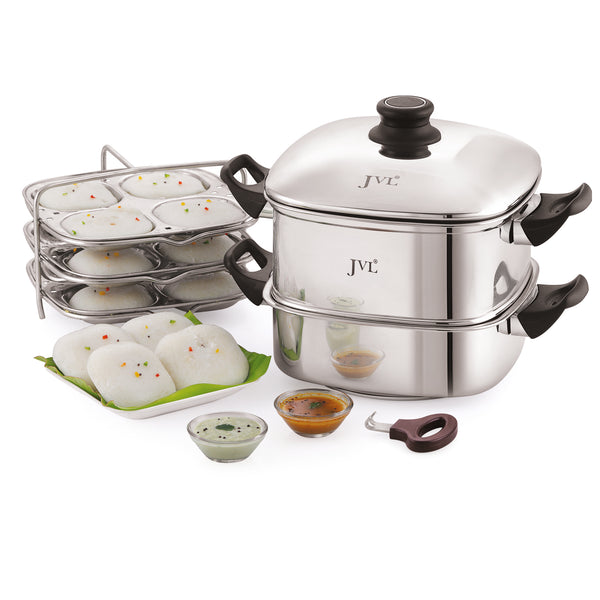 Multi Purpose Small Square Steamer with Triply Base